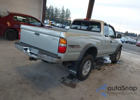 2001 Toyota Tacoma Base V6 из США, поврежденный, VIN 5TEWN72N41Z814795